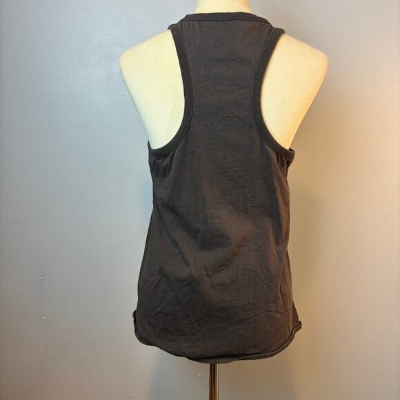 Chaser David Bowie Metallic Embroidered Tank Top Scoopneck Racerback Medium - Picture 6 of 10